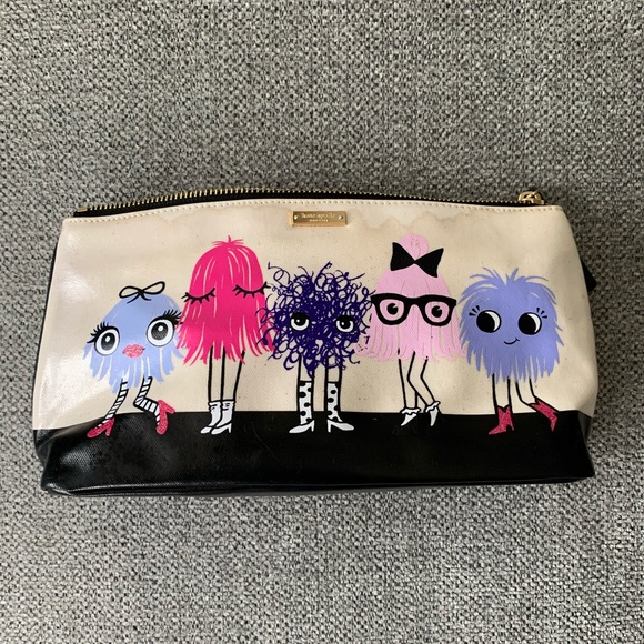 kate spade Handbags - Kate Spade “monsters” makeup travel bag